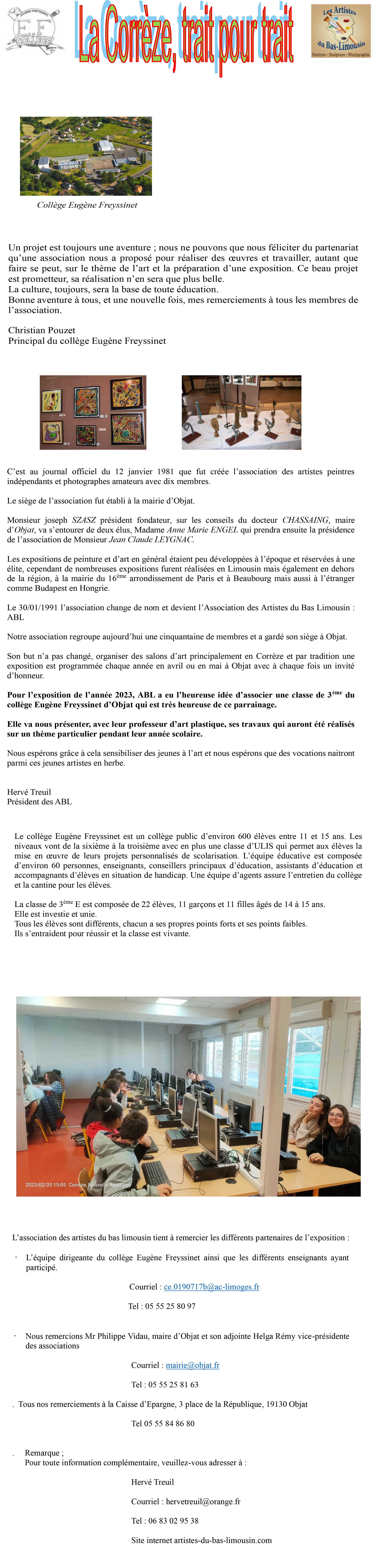 Dossier de presse